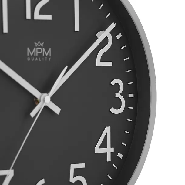 zegar-scienny-mpm-szary-30cm-material-dominujacy-tworzywo-sztuczne