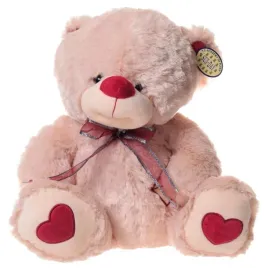 mis-kokarda-2-kolory-serca-walentynka-plusz-misiek