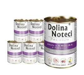 karma-mokra-dla-psa-dolina-noteci-krolik-z-zurawina-zestaw-12x800g