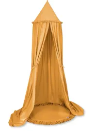 zestaw-baldachim-wiszacy-mata-musztardowy