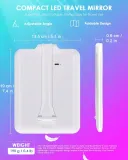 lusterko-stojace-bialy-auxmir-stan-opakowania-oryginalne