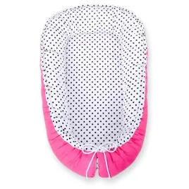 kokon-niemowlecy-dwustronny-kojec-otulacz-premium-bobono-czarne-grochy-ci