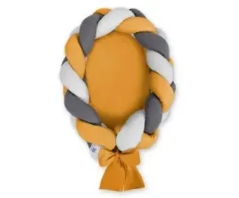 kokon-niemowlecy-pleciony-2-w-1-szary-musztardowy-antracyt-bobono