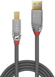 lindy-36660-kabel-usb-05-m-usb-a-usb-b-chrom-szary