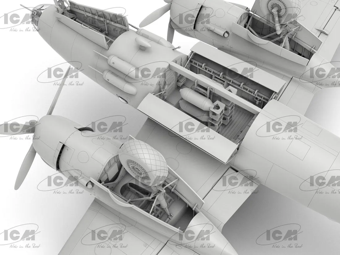 samolot-douglas-b-26b-marauder-model-48320-icm-marka-icm