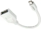 lindy-kabel-adapter-mini-dp-dp-bialy-waga-z-opakowaniem-0-15-kg