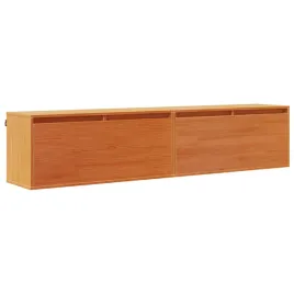 szafka-scienna-z-polka-2-szt-woskowy-braz-80-x-30-x-35-cm