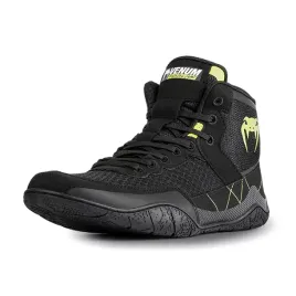 buty-bokserskie-venum-training-camp-4-0-wrestling-black-neo-green-41-eu