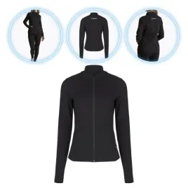 bluza-damska-sportowa-xtrexo-trexi-blouse-czarna-z-odblaskami-oddychajaca-s