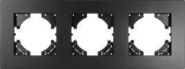 ramka-potrojna-tg-electro-czarny