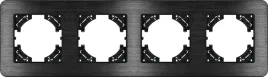 ramka-poczworna-tg-electro-czarny