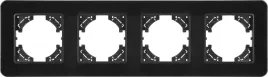 ramka-poczworna-tg-electro-czarny