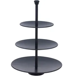 patera-excellent-houseware-czarna-metalowa-3-pietrowa-z-kloszem