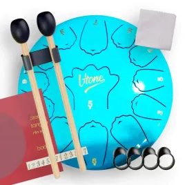 stalowy-beben-jezykowy-12-cali-13-tonow-tongue-drum-cyjan-etui-paleczki