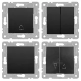 ramka-poczworna-electromalt-czarny-material-szklo