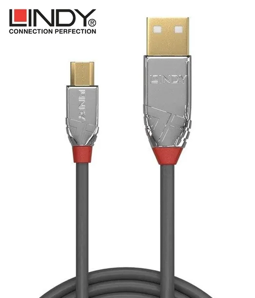kabel-usb-2-0-a-micro-b-lindy-cromo-line-5m-certyfikat-ce