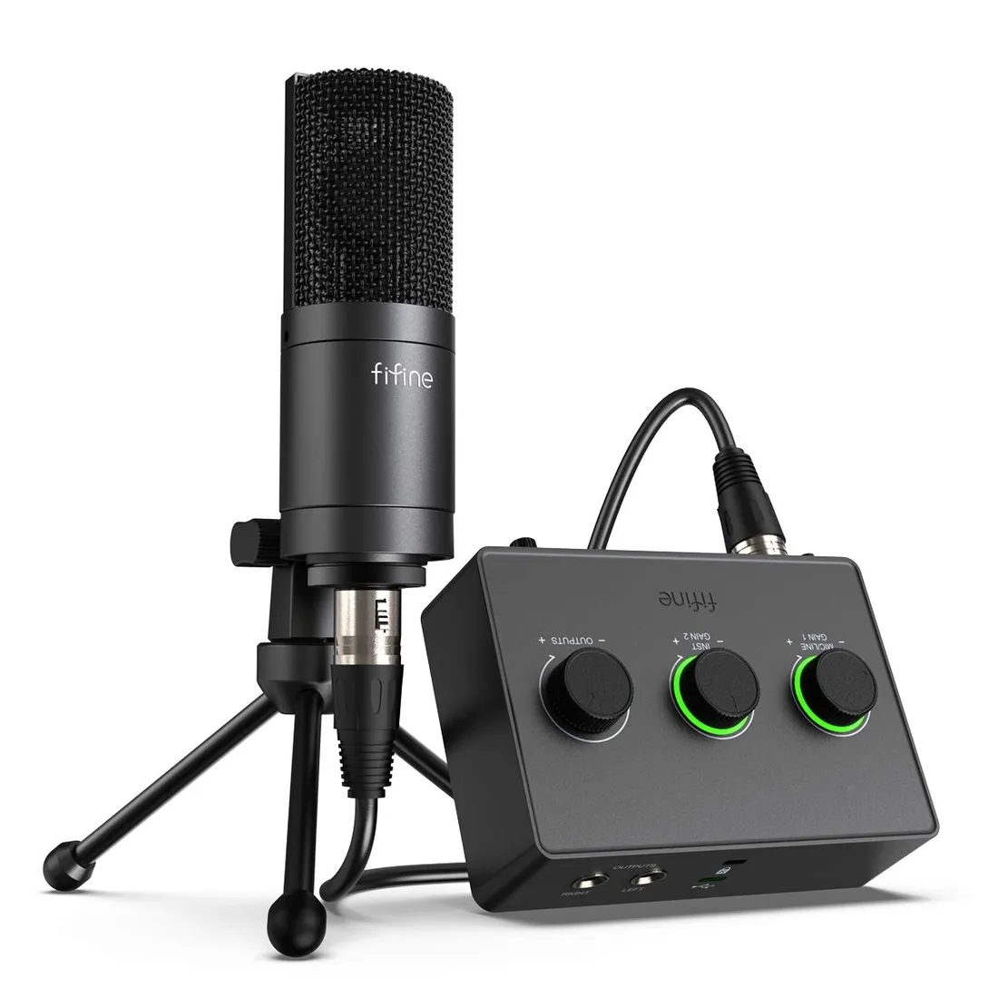 fifine-ampli1-interfejs-audio-usb-do-mikrofonu-xlr-phantom-48v