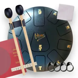 stalowy-beben-jezykowy-8-cali-11-tonow-tongue-drum-c-cyjan-etui-paleczki