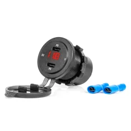 ladowarka-samochodowa-z-gniazdami-usb-i-testerem-napiecia-2x-usb-c-12v-24v