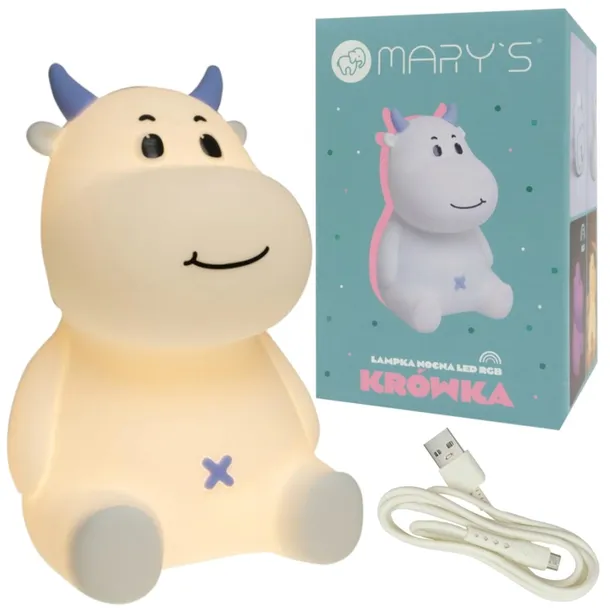 lampka-nocna-ecolight-bialy-zasilanie-sieciowe