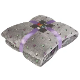 koc-mikrofibra-neon-150x200-kropki-antracyt