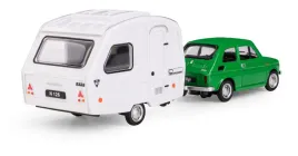 samochod-daffi-z-przyczepa-niewiadow-n126-bialy-skala-1-43