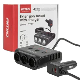 amio-rozgaleziacz-zapalniczki-4xusb-qc3-0-pd180w