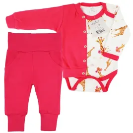 komplet-body-spodnie-bomberka-r-68-malinowy-zyrafa