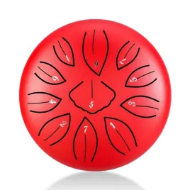 hluru-twg11-6-red-tongue-drum-tank-handpan