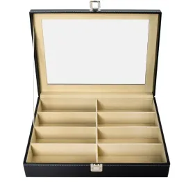 pudelko-na-okulary-soulima-czarne-wielopoziomowe-8-przegrodek