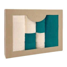reczniki-bawelna-frotte-jednobarwne-komplet-eko-6-sztuk-kolory-ecru-turkus
