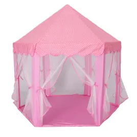 princess-castle-play-tent-large-playhouse-for-kids-with-led-ball-pink