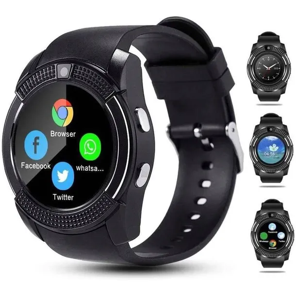 smartwatch-retoo-v8-czarny-czujniki-krokomierz