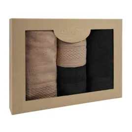 recznik-bawelna-100percent-solano-bez-czarny-komplet-4-szt-darymex