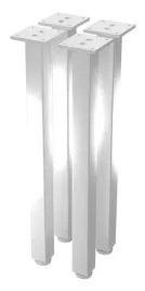 4-x-aluminiowa-noga-do-stolu-400-biala-regulowana