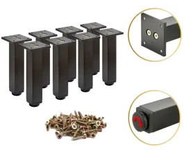 8-x-mocna-nozka-noga-meblowa-stopka-regulowana-do-mebli-40-cm-czarna-wkrety