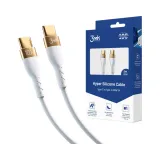 kabel-3mk-usb-typ-c-usb-typ-c-2-m-bialy