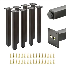 8-x-mocna-metalowa-nozka-noga-meblowa-stopka-regulowana-mebli-40-cm-czarna