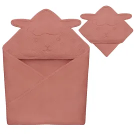 okrycie-z-kapturem-lionelo-80-x-80-cm-lo-muslin-hooded-towel-red-coral