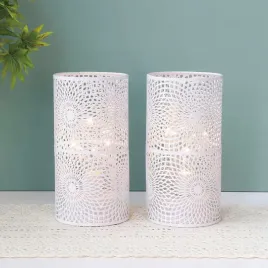 lampiony-ogrodowe-zestaw-2-lampionow-bialych-w-stylu-boho-vintage