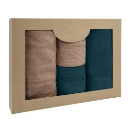 recznik-bawelna-100percent-solano-cappuccino-granat-komplet-4-szt-darymex