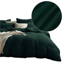 komplet-poscieli-bawelnianej-gruba-frota-200x220-miekka-frotte-kolor-zielen