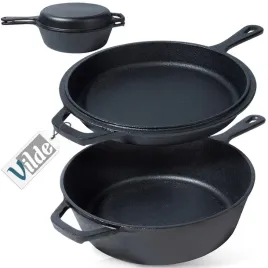 rondel-vilde-cast-line-zeliwny-czarny-35-l-26-cm