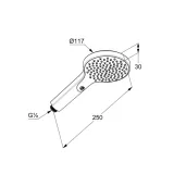 kludi-dive-x-czarny-ksztalt-okragly