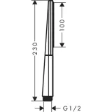 hansgrohe-rainfinity-czarny-ksztalt-prostokatny