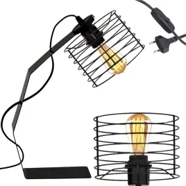 lampa-nocna-lampka-biurkowa-loftowa-druciana-industrialna-czarna-led-e27