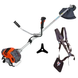 kosa-spalinowa-podkaszarka-oleo-mac-zestaw-szelki-tarcza-mocna-ogrodowa