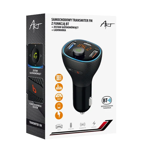 transmiter-samochodowy-art-mp3tr-fm-73-bluetooth-usb-funkcje-zestaw-glosnomowiacy