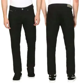 duze-cienkie-czarne-spodnie-meskie-100percent-bawelniane-prosta-nogawka-2158a-w39