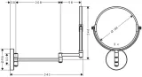 hansgrohe-lusterko-na-ramieniu-logis-e-universal-chrom-ksztalt-kolo